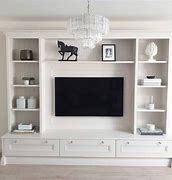 Image result for Wall Unit Ideas for TV and Stereo