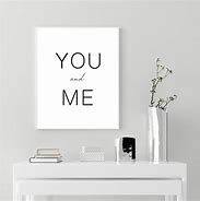 Image result for You and Me Wall Art