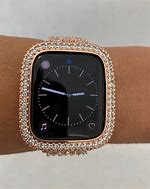 Image result for Rose Gold Apple Watch with Stone Band