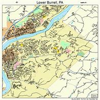 Image result for Topographic Map Lower Burrell PA