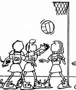 Image result for Netball Coloring Pages