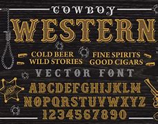 Image result for Cowboy Font