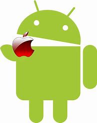 Image result for Android Eating an Apple by the Windows Only