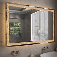 Image result for Crystal Lighted Mirror