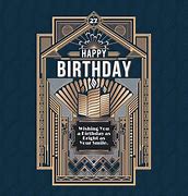 Image result for Art Deco Birthday Cards