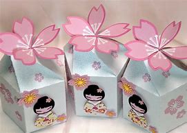 Image result for Sakura Flower Paper Box