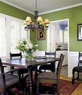 Image result for Green Paint Colors for Dining Room