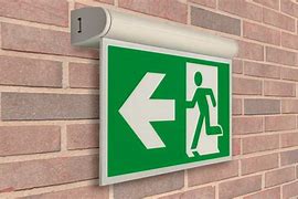 Image result for Hallways with Exit Emergency Sign Lights Pinterest