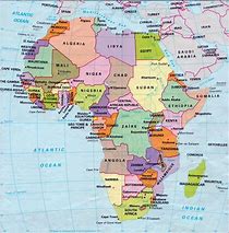 Image result for Capitals in Africa Map