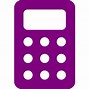 Image result for Calculator Purple Icon