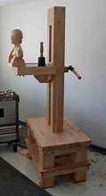 Image result for Adjustable Height Work Stand Carving