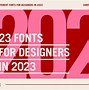 Image result for 2023 Red Fonts