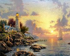 Image result for Thomas Kinkade Beach Paintings