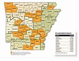 Image result for Arkansas Hunting Zones Map