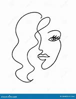 Image result for Art Abstract Woman Face Outline