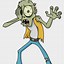 Image result for Realistic Cartoon Zombie