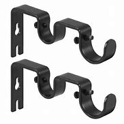 Image result for curtains rods brackets extender