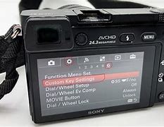 Image result for Sony Alpha A6000 Images for Settigns