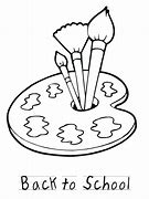 Image result for Paint Brushes Coloring Pages