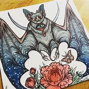 Image result for Chinese Bat Painting