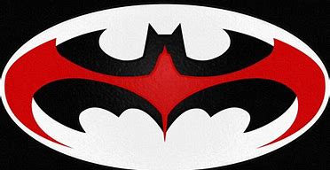 Image result for Batman Red Logo Cartoon