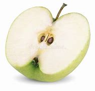 Image result for Half Apple On White Background