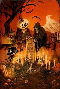 Image result for Classic Halloween Art