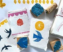Image result for Block Printing Cards