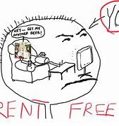 Image result for Rent-Free Meme