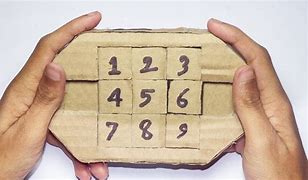 Image result for Cardboard Puzzle Box