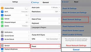 Image result for Network Reset iPhone 8