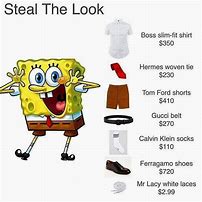 Image result for Spongebob with Money Suit Meme