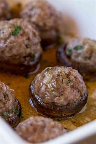 Image result for Stuffed Mushrooms with Sausage