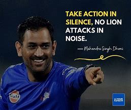 Image result for Cricket MS Dhoni Wallpaper with Quotes