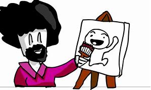 Image result for Bob Ross Face