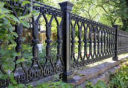 Image result for Iron Fence
