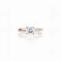 Image result for Rose Gold and Silver Engagement Rings