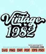Image result for Vintage 1982 SVG