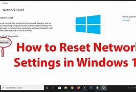 Image result for How to Do a Network Reset