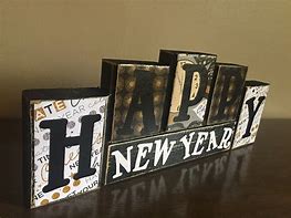 Image result for Happy New Year Wooden Sign