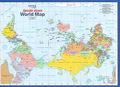 Image result for Upside Down World Map Outline