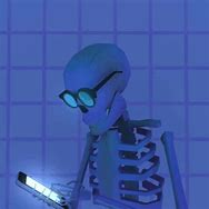 Image result for Skeleton Waiting On Phone Call