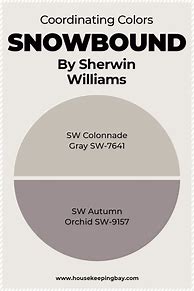 Image result for Snowbound Sherwin-Williams Color