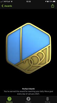 Image result for Apple Perfect Month Badge