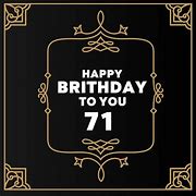 Image result for Happy 71st Birthday Design