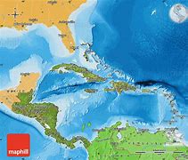 Image result for Central America Satallate Map
