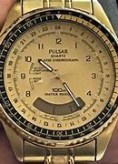 Image result for Pulsar Gold Watch Vintage
