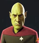 Image result for Captain Picard with Hair