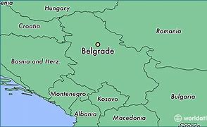 Image result for World Map Belgrade Serbia