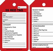 Image result for 5S Red Tag Register Template Excel